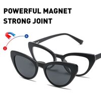 Оправа пластиковая с флексом + поляризационная солнцезащитная насадка (клипон) на магните El Dorado EL2351D