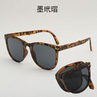 Folding plastic sunglasses with UV protection 2526