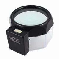 Tabletop magnifying glass with backlight 13104-XX, magnification: 5X