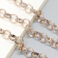 Metal non-slip chain, gold thick, for glasses and masks GL275