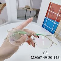 Оправа гибридная, металл + TR90, линзы с Blue Block покрытием SANTA M8067