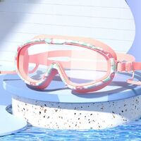 Очки для плавания детские (3-16 лет) водонепроницаемые с защитой от запотевания, с берушами  и футляром, YJ314-YU