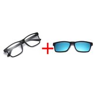 Оправа пластиковая TR90 + поляризационная солнцезащитная насадка (клипон) на магните El Dorado EL2202