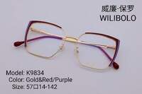 Оправа металлическая ультратонкая женская с флексом Wilibolo K9834