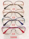 Metal frame for glasses with spring hinges 1085B