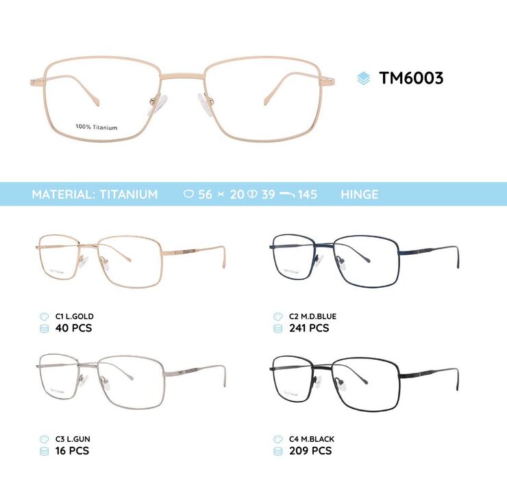 Оправа металлическая титановая TM6003