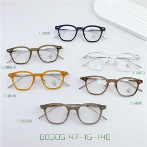 Оправа гибридная, металл + TR90, линзы с Blue Block покрытием SANTA 00305