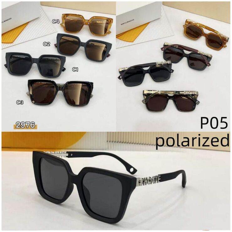 Polarized metal + TR90 sunglasses P05KY 2976