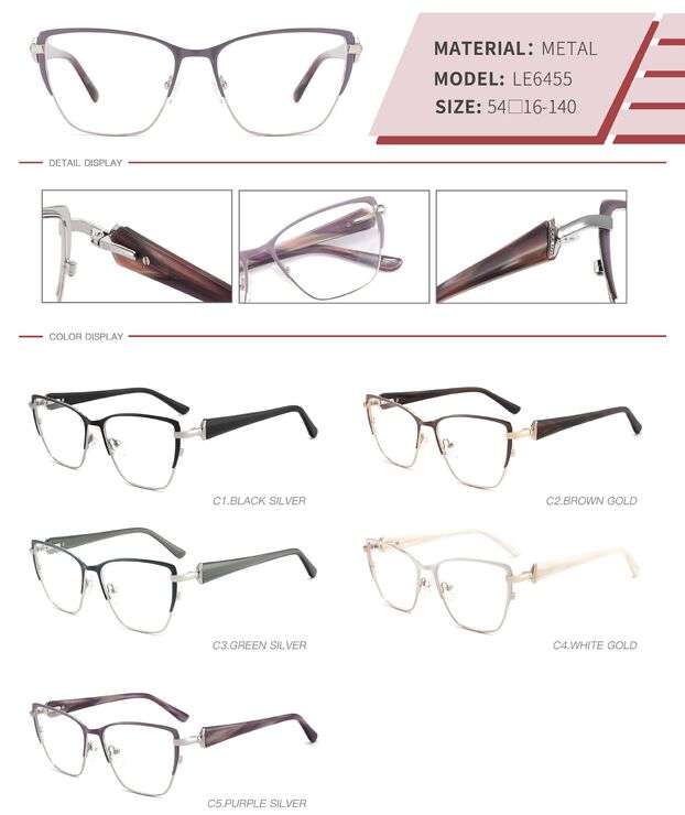 Оправа металлическая с флексом LE6455-DA