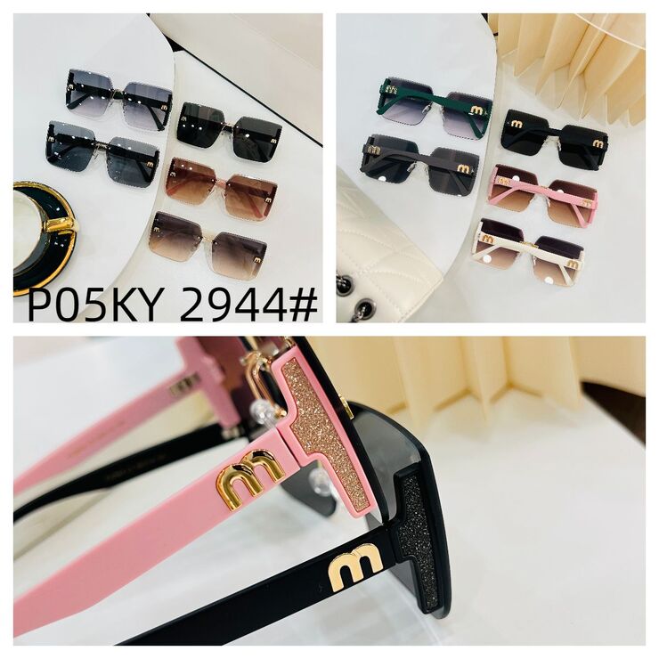 Polarized metal + TR90 sunglasses P05KY 2944