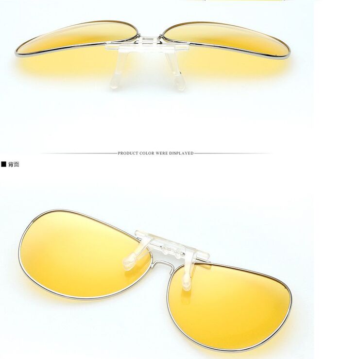 Polarized metal sunglasses clip-on KY3025-2