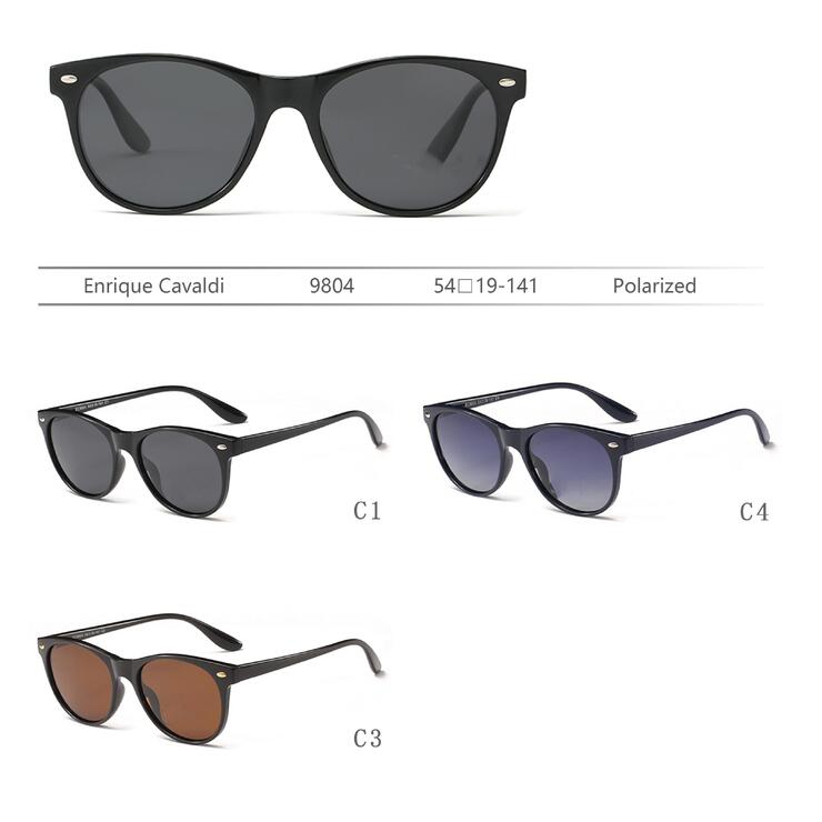 Солнцезащитные поляризационные пластиковые очки Enrique Cavaldi EC9804