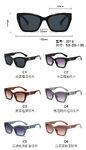 PC plastic sunglasses with plastic hinge 3216W
