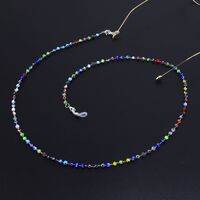 Metal non-slip chain with glass beads for glasses and masks GL908