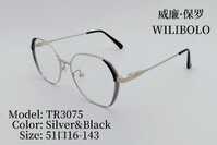 Metal + TR90 ultrathin women's frames with spring hinges Wilibolo TR3075