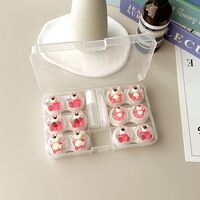 Набор для мягких контактных линз + 6 контейнеров для хранения B-DIY8款六副装