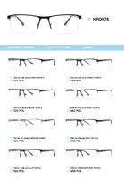 Металлическая оправа с дужками из материала TR-90 MR0078