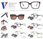 Оправа пластиковая из ацетата с флексом + поляризационная солнцезащитная насадка 6585-DA