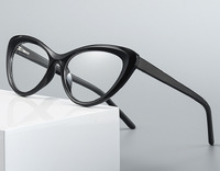 Plastic frames for glasses TR90+CA material (flex hinges) FOCUS FCS2020