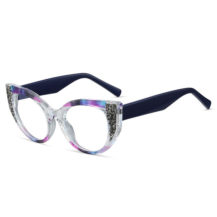 TR90 plastic frame or glasses with blue light protection, with spring hinges FA87309