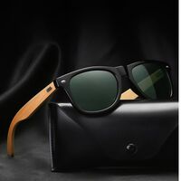 Поляризационные солнцезащитные бамбуковые очки с защитой UV400 1501-GT