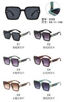PC plastic sunglasses with metal hinge 6006W