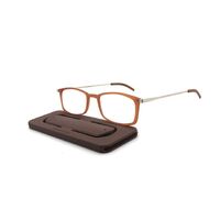 Plastic reading pince-nez glasses with case mobile phone mount 6012-支架, diopters from +1.00 to +4.00, RMC=62-64