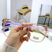 Hybrid frame, metal + TR90, with Blue Block coating SANTA K8004-1