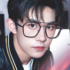 Plastic glasses with blue light protection for men 2311-PN