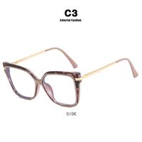 Очки комбинированные (металл + TR90) женские с защитой от синего света TR95811-TR5034-PN