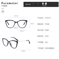 TR90 plastic frame or glasses with blue light protection, with spring hinges FA87073