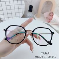 Hybrid frame, metal + TR90, with Blue Block coating SANTA M8079