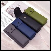 Belt eyeglasses case with button YB-3007