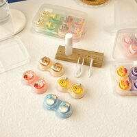 Soft contact lens kit with 4 containers WK-402四副5款