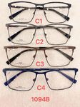 Metal frame for glasses with spring hinges 1094B