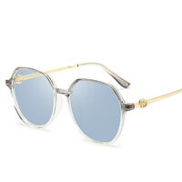 Очки пластиковые TR90 фотохромные с защитой от синего света 9726-GT