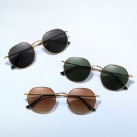 Поляризационные солнцезащитные металлические очки с защитой UV400 RB3565-GT