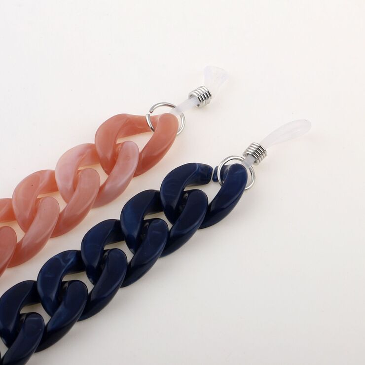 Акриловая нескользящая цепочка, вогнутая форма, для очков и масок GB012