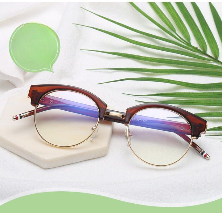 Металлические + TR90 очки с защитой от синего света Blue Block FENQI F8630