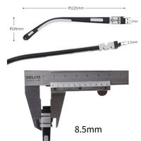 TR90 + silicone temple for kids, length 125 mm, width 8.5 mm (price per pair)