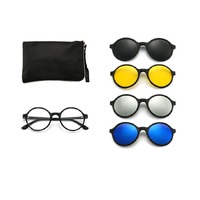 El Dorado frames with polarized sunshades set (clip-on) on magnet 2280 (5 pieces) 