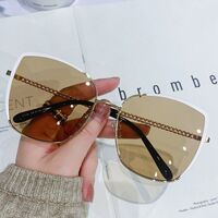 Солнцезащитные металлические очки с защитой UV400 2936-GT