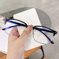 Очки гибридные, металл + TR90, с защитой от синего света Blue Block FENQI F2756