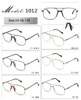 Metal frame with soft nose pad and spring hinges 1012-DA