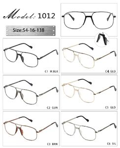 Оправа металлическая с мягким носоупором и флексом 1012-DA