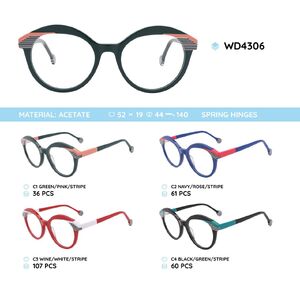 Plastic acetate eyeglasses frame WD4306