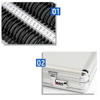 158 plastic rim ophthalmic trial lens set in aluminium box WZ-YG6