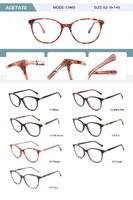 Plastic acetate frame for women with spring hinges 13460-DA