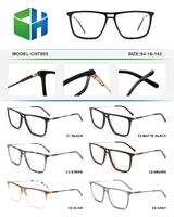 Plastic acetate frame with spring hinges CH7805-DA