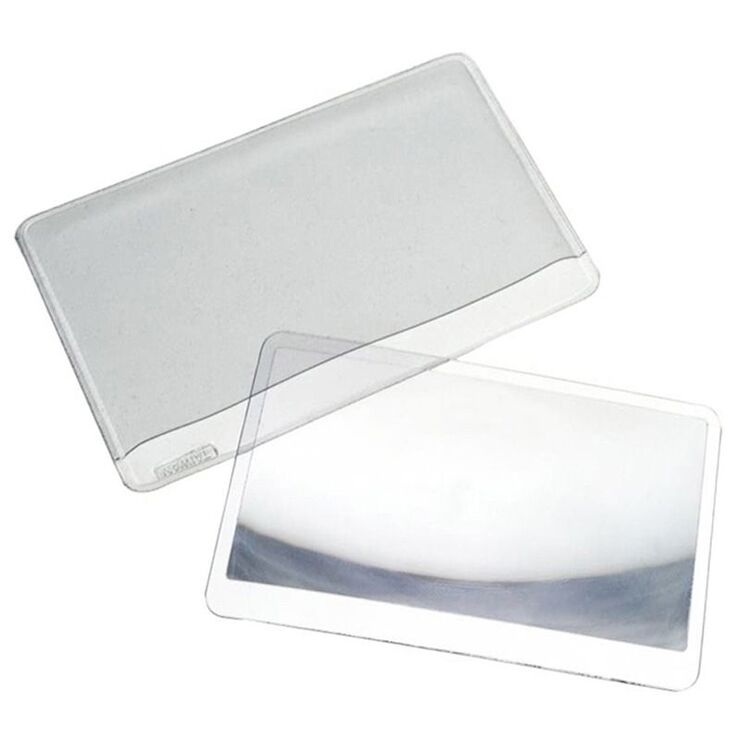 Portable pocket magnifier 2101A, dimensions: 85*55 mm, magnification: 3Х